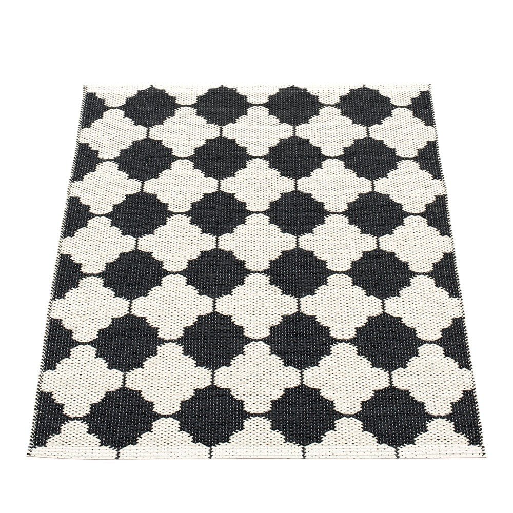 Pappelina Marre Black & Vanilla Mat - 70 x 90 cm - Reverse