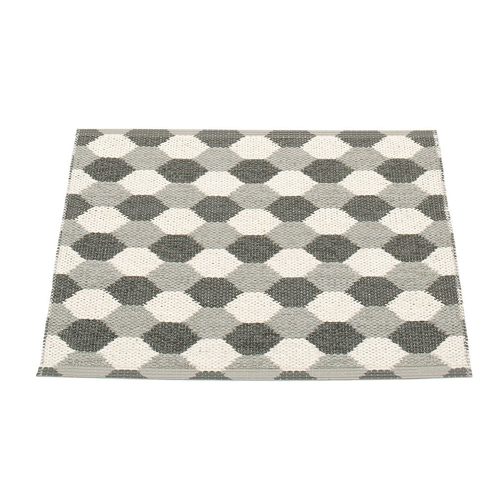 Pappelina Dana Warm Grey & Charcoal Mat - 70 x 60 cm