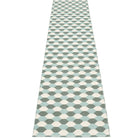 Pappelina Dana Army & Pale Turquoise Runner - 70 x 335 cm