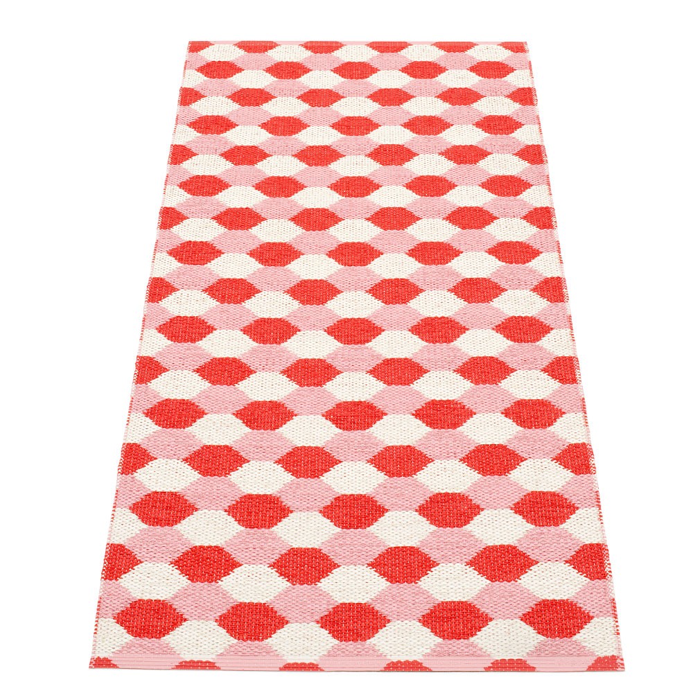 Pappelina Dana Coral Red & Piglet Runner - 70 x 160 cm