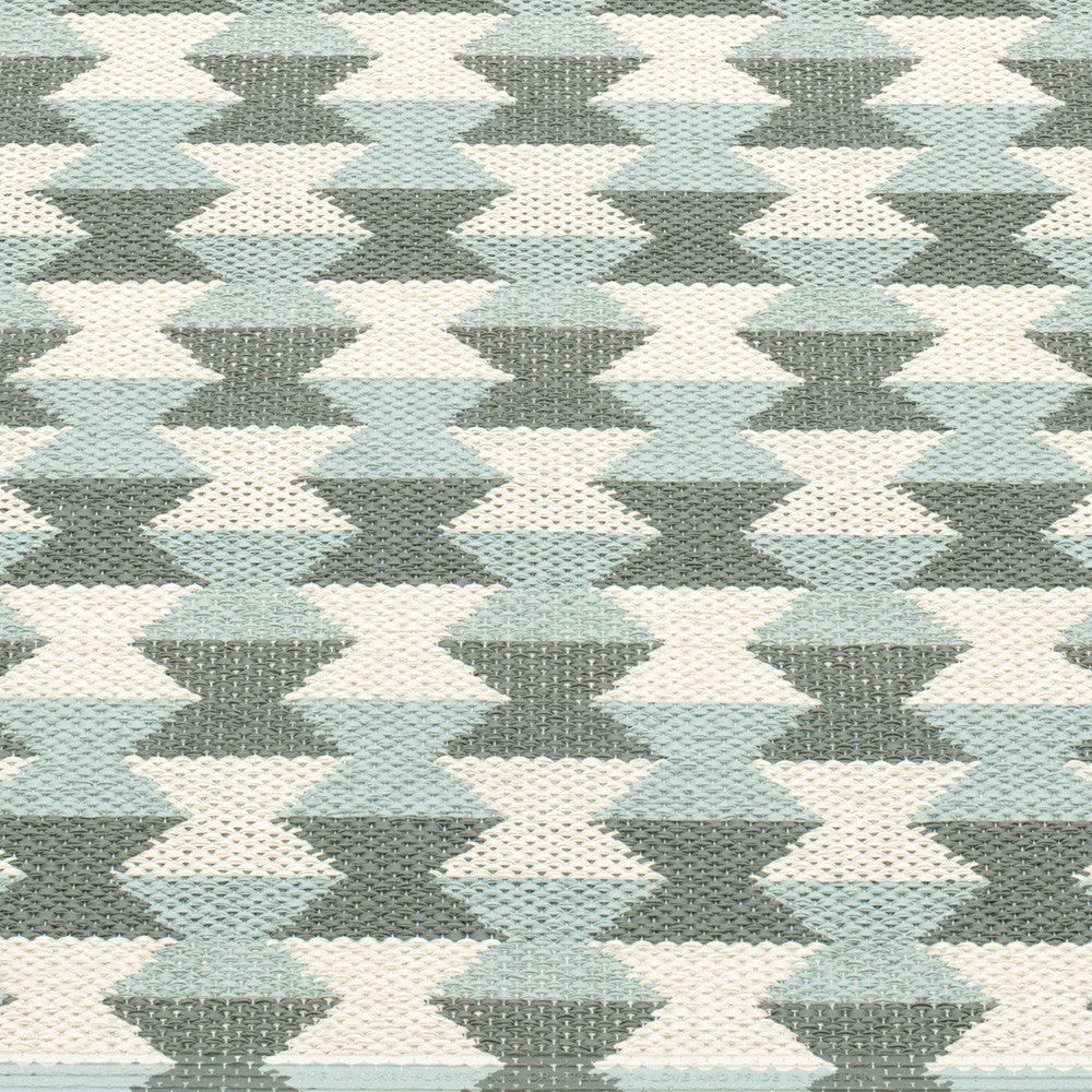 Pappelina Dana Army & Pale Turquoise Runner - Reverse Detail