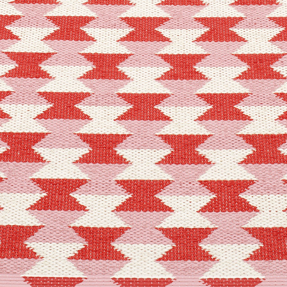 Pappelina Dana Coral Red & Piglet Runner - Reverse Detail