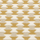 Pappelina Dana Ochre & Beige Runner - Reverse Detail