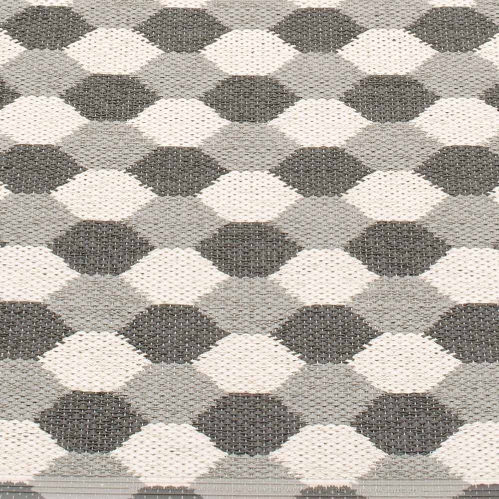 Pappelina Dana Warm Grey & Charcoal Runner - 70 x 100 cm