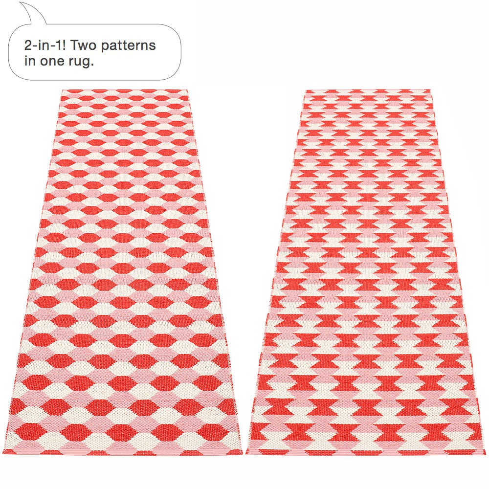 Pappelina Dana Coral Red & Piglet Runner