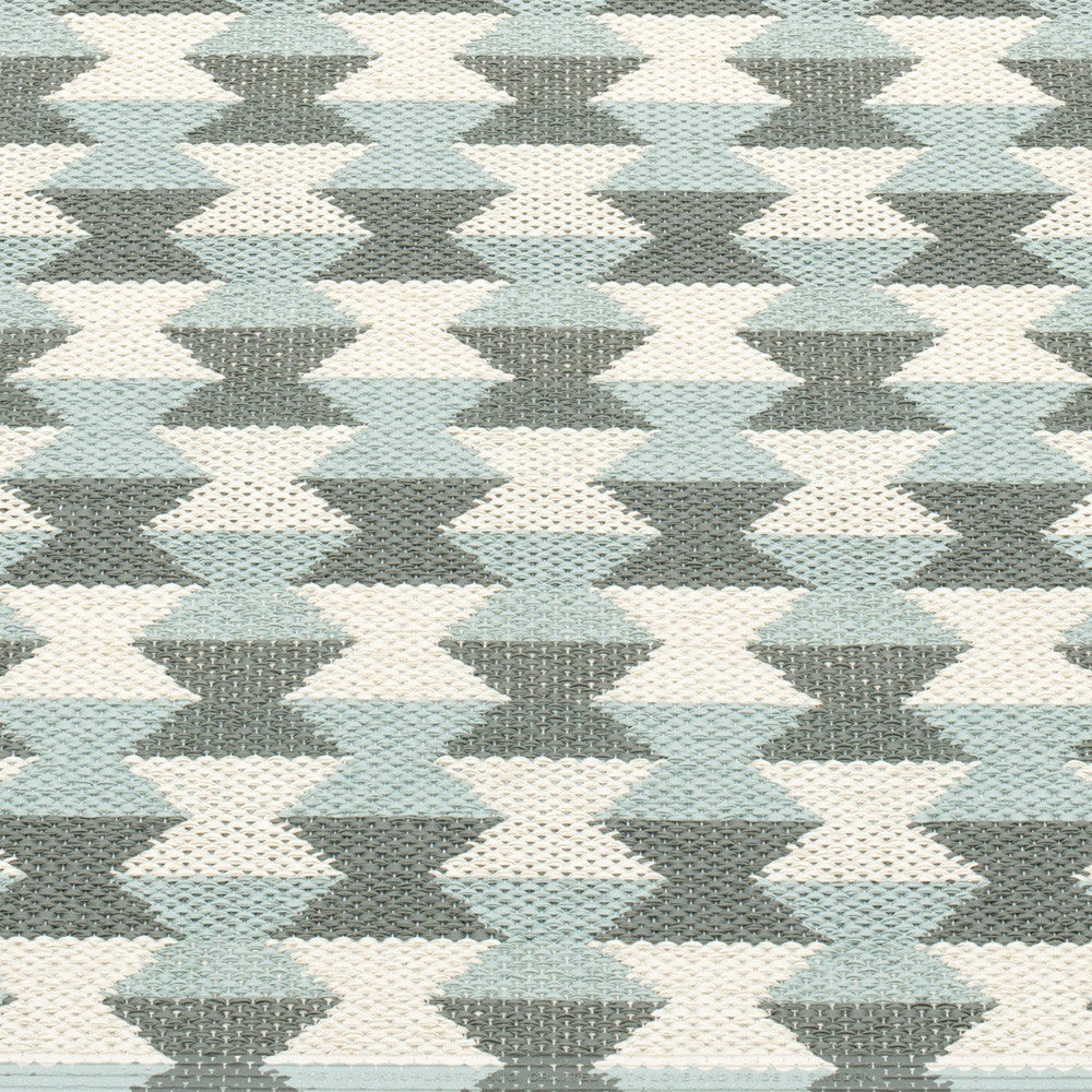 Pappelina Dana Army & Pale Turquoise Mat - Reverse Detail