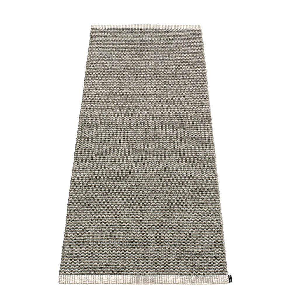 Pappelina Mono Warm Grey : Charcoal Runner - 60 x 150 cm