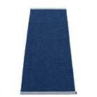 Pappelina Mono Dark Blue : Denim Rug - 60 x 150 cm