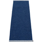 Pappelina Mono Dark Blue : Denim Rug - 60 x 250 cm