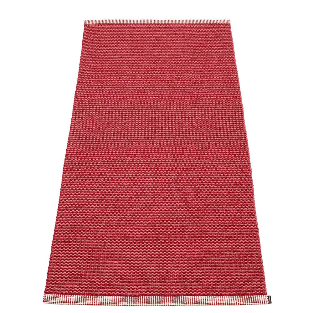 Pappelina Mono Blush : Dark Red Runner - 85 x 160 cm