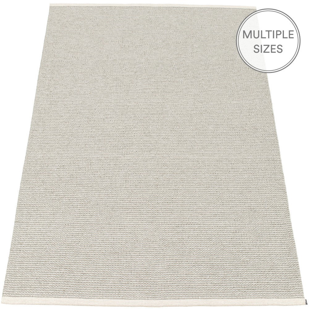 Pappelina Mono Fossil Grey : Warm Grey Large Rug