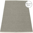 Pappelina Mono Charcoal : Warm Grey Large Rug