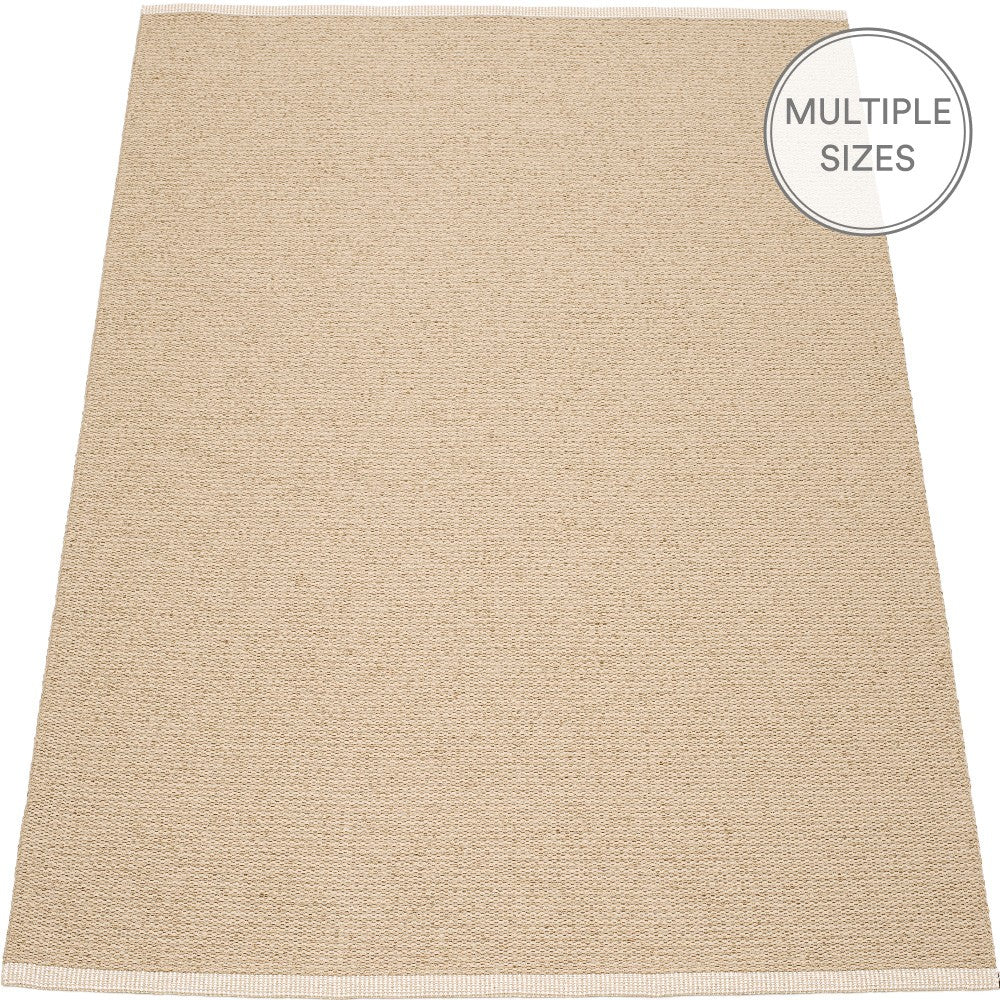 Pappelina Mono Beige : Light Nougat Large Rug