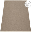 Pappelina Mono Dark Mud : Mud Large Rug