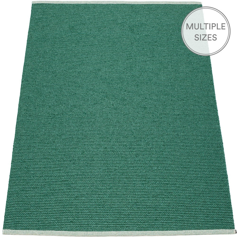 Pappelina Mono Dark Green : Jade Large Rug