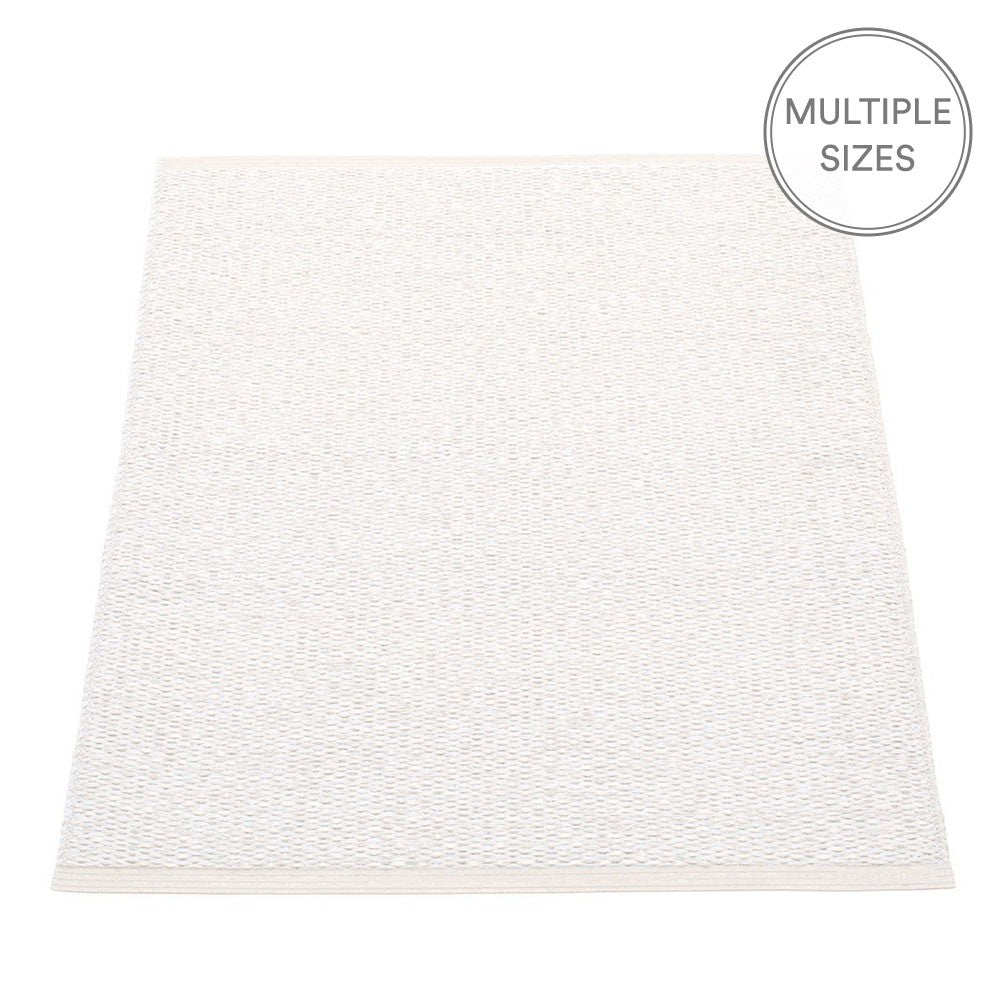 Pappelina Svea White Metallic Mat - 70 x 90 cm