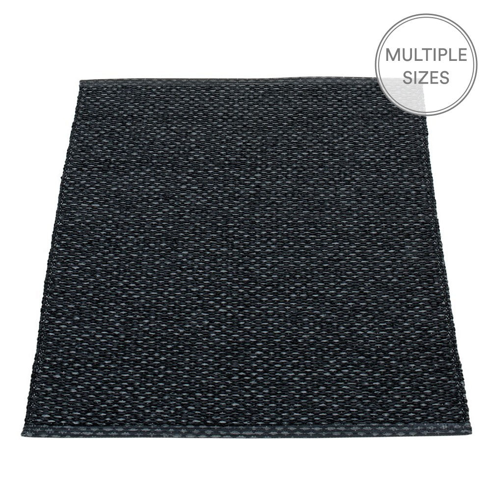 Pappelina Svea Black Metallic Mat - 70 x 90 cm