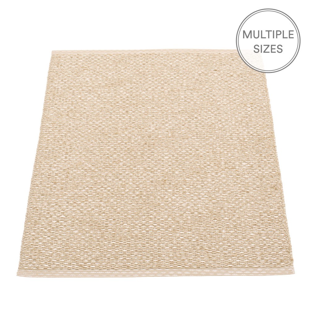 Pappelina Svea Beige Metallic Mat - 70 x 90 cm