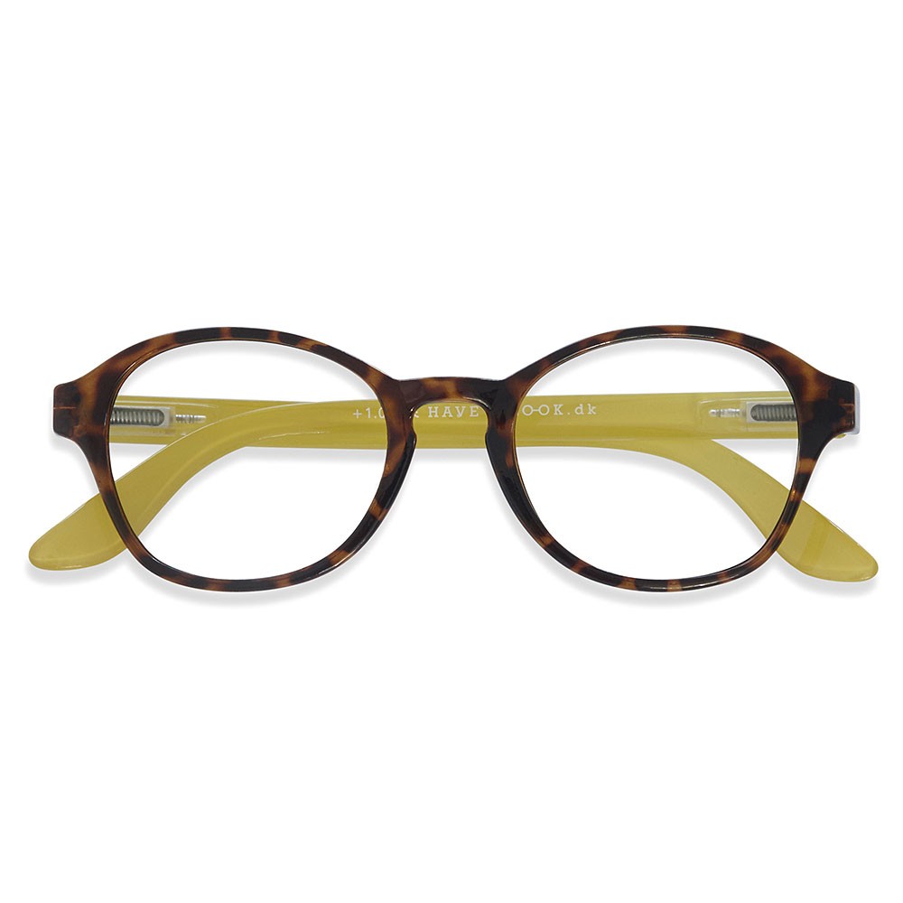 Have A Look Reading Glasses - Circle - Tortoise & Lime