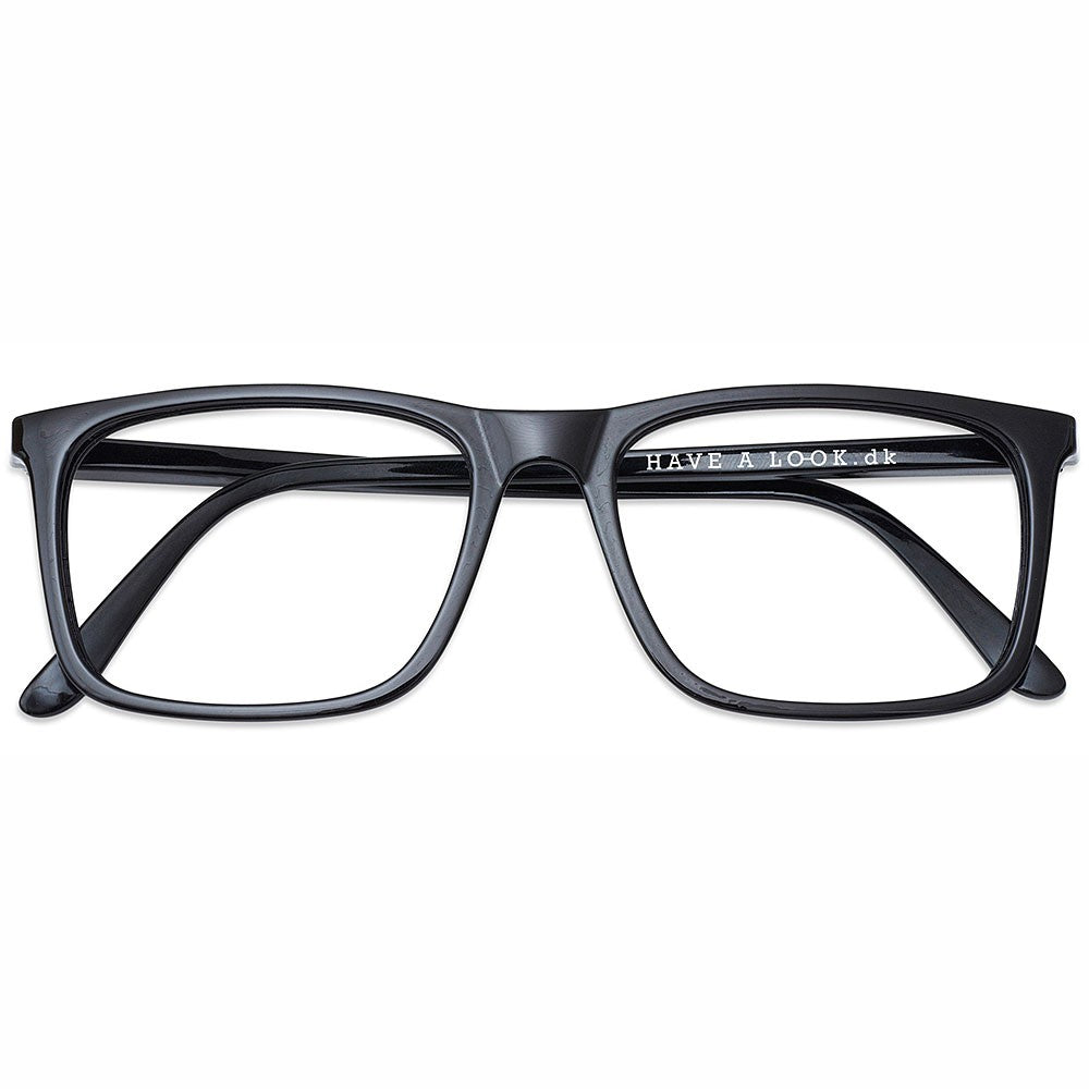 Plastic black glasses online