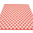 Pappelina Dana Large Rug - Coral Red Reverse