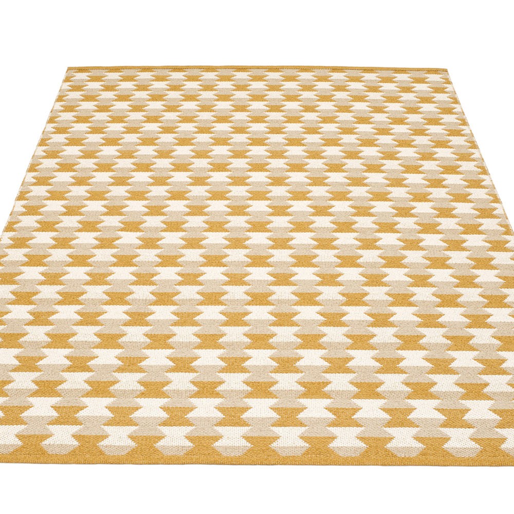 Pappelina Dana Large Rug - Ochre Reverse