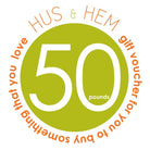 Hus & Hem Fifty Pound Gift Voucher