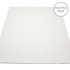 Pappelina Svea Large Rug - White Metallic