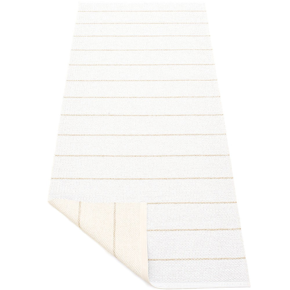 Pappelina Carl Runner - White Side 70 x 180 cm