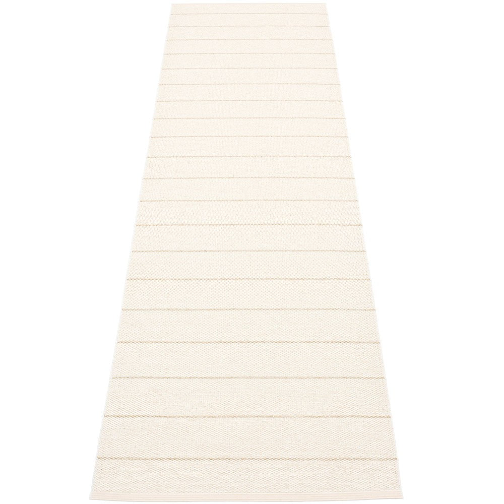 Pappelina Carl Runner - Vanilla & White 70 x 270 cm