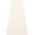 Pappelina Carl Runner - Vanilla & White 70 x 270 cm