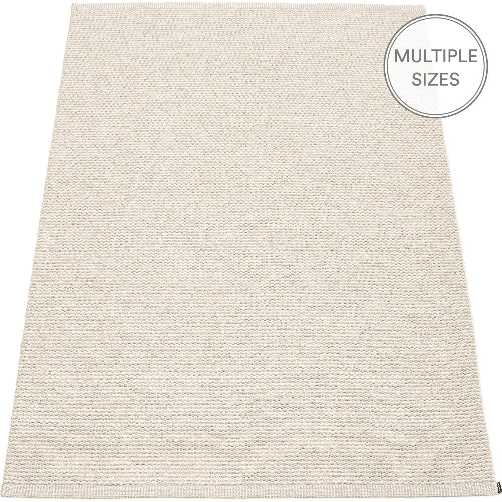 Pappelina Mono Linen : Vanilla Large Rug