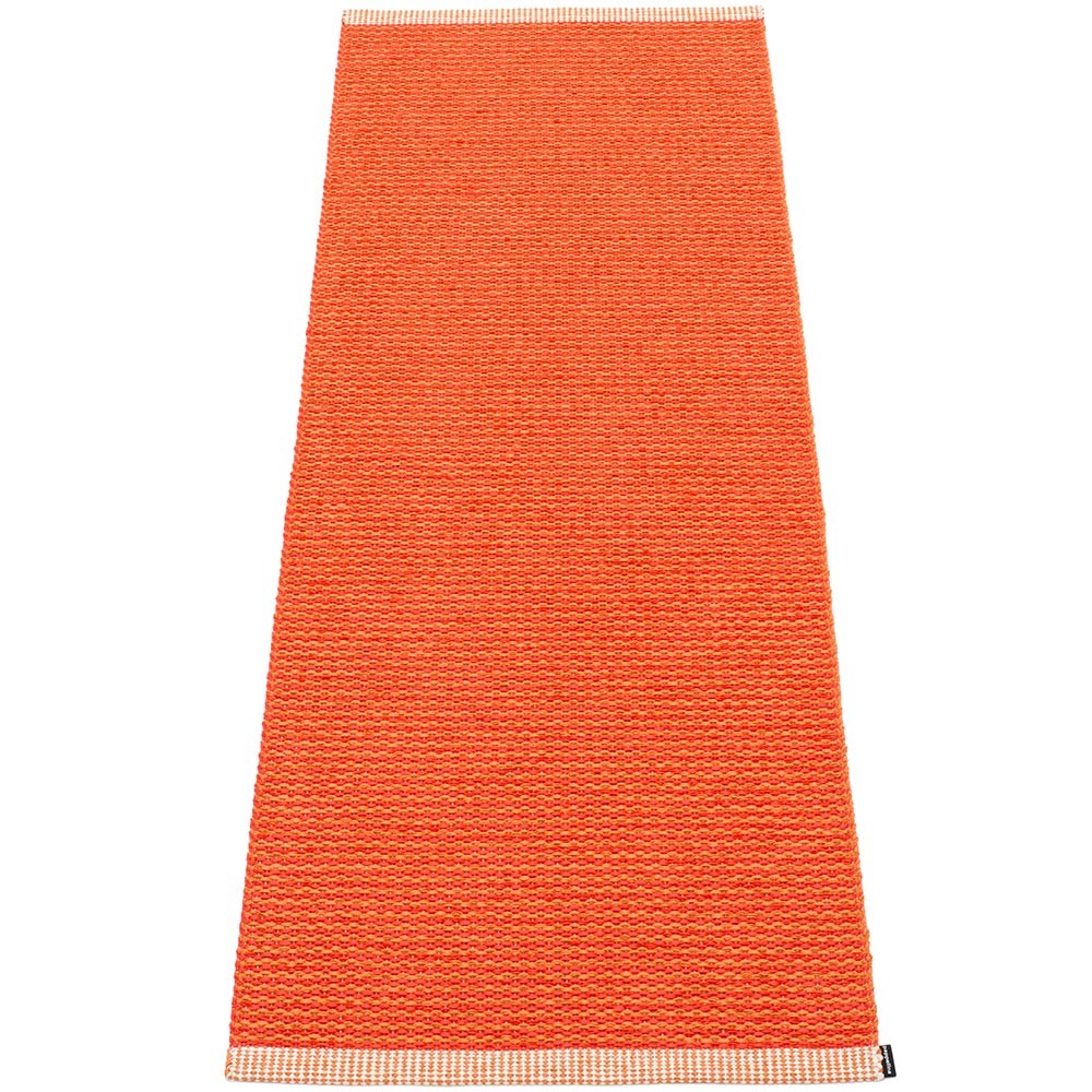 Pappelina Mono Pale Orange : Coral Red - 60 x 260 cm