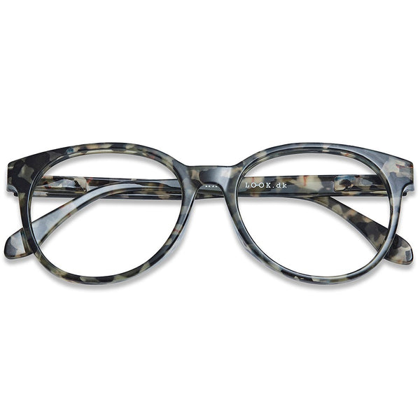 New MCM2659A 113 Gray Marble & store White Eyeglasses 52/19/140 with Case & Cloth