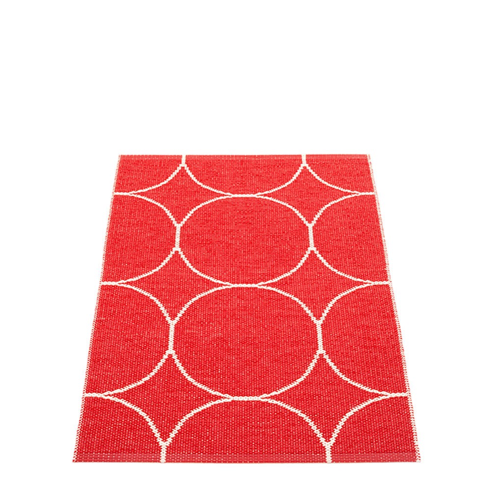 Pappelina Boo Runner - Red & Vanilla 70 x 100 cm