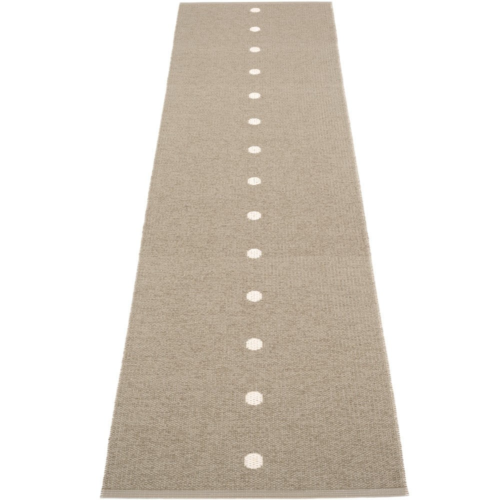 Pappelina Peg Runner - Dark Linen & Vanilla 70 x 280 cm