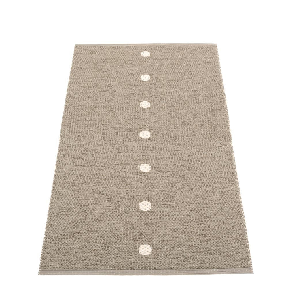 Pappelina Peg Runner - Dark Linen & Vanilla 70 x 140 cm