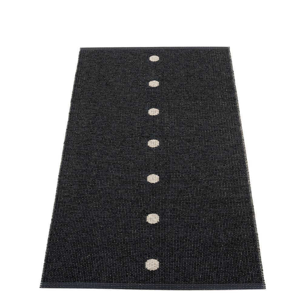 Pappelina Peg Runner - Black & Linen 70 x 140 cm