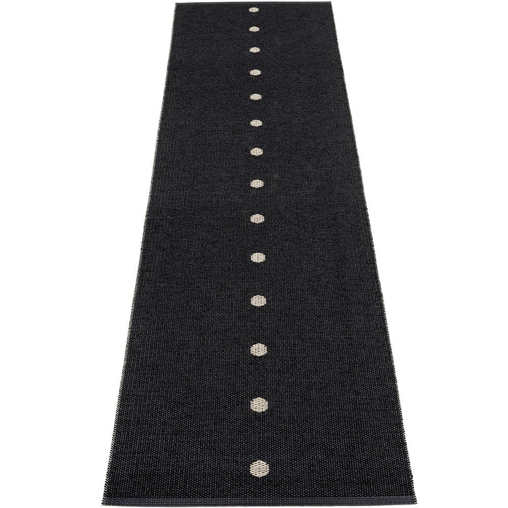 Pappelina Peg Runner - Black & Linen 70 x 280 cm