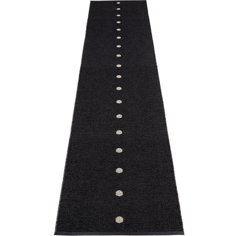 Pappelina Peg Runner - Black & Linen 70 x 360 cm