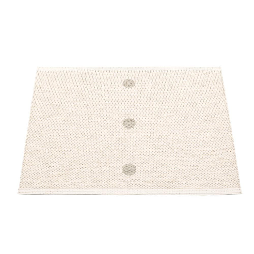 Pappelina Peg Small Mat - Linen & Vanilla 70 x 60 cm 