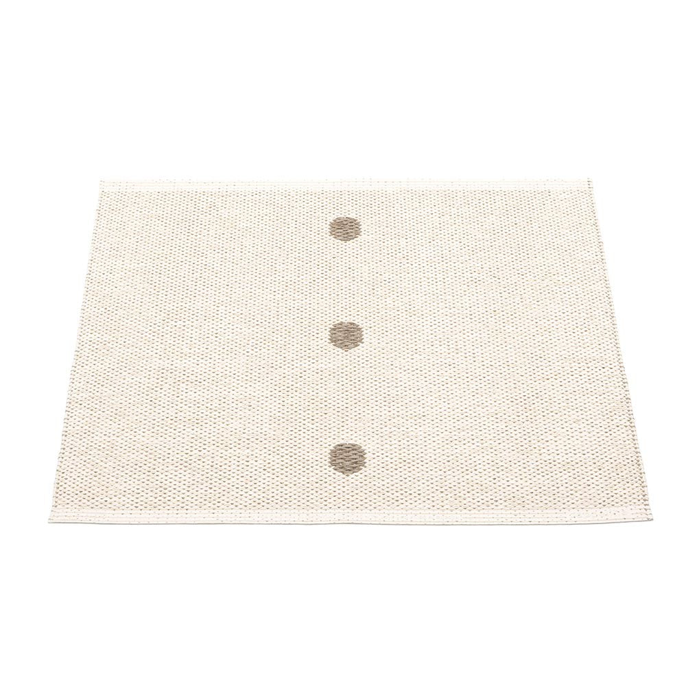 Pappelina Peg Small Mat -Dark Linen 70 x 60 cm Reverse