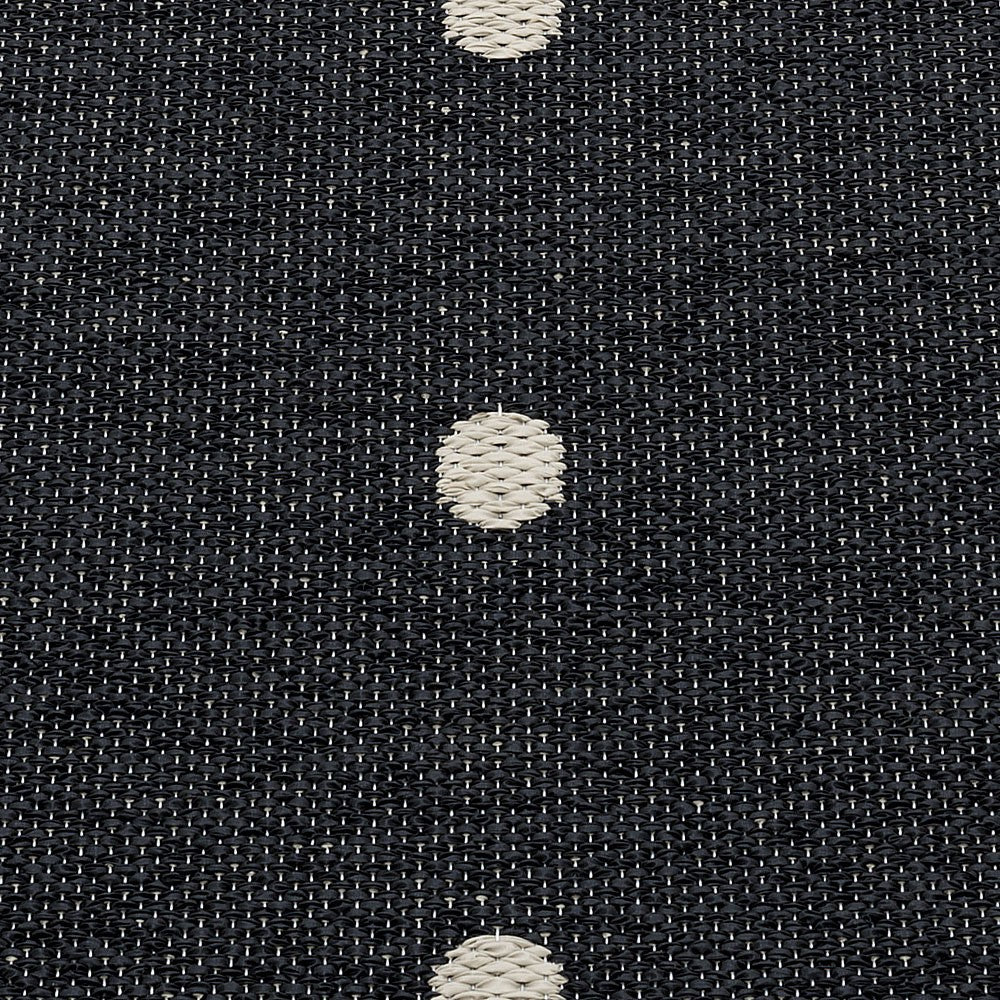 Pappelina Peg Small Mat -Black & Linen Detail