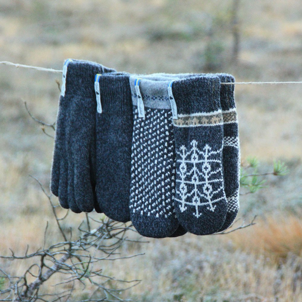 Öjbro Large Merino Wool Swedish Mittens - Karg Roro