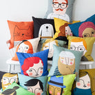 Spira Face Cushion Cover - Luke