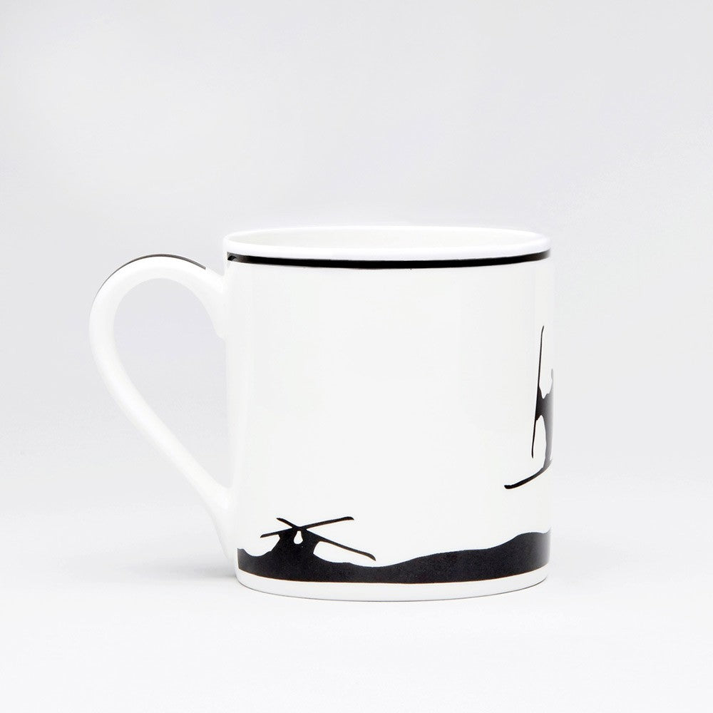 Ski Jumping Rabbit Mug By Ham 