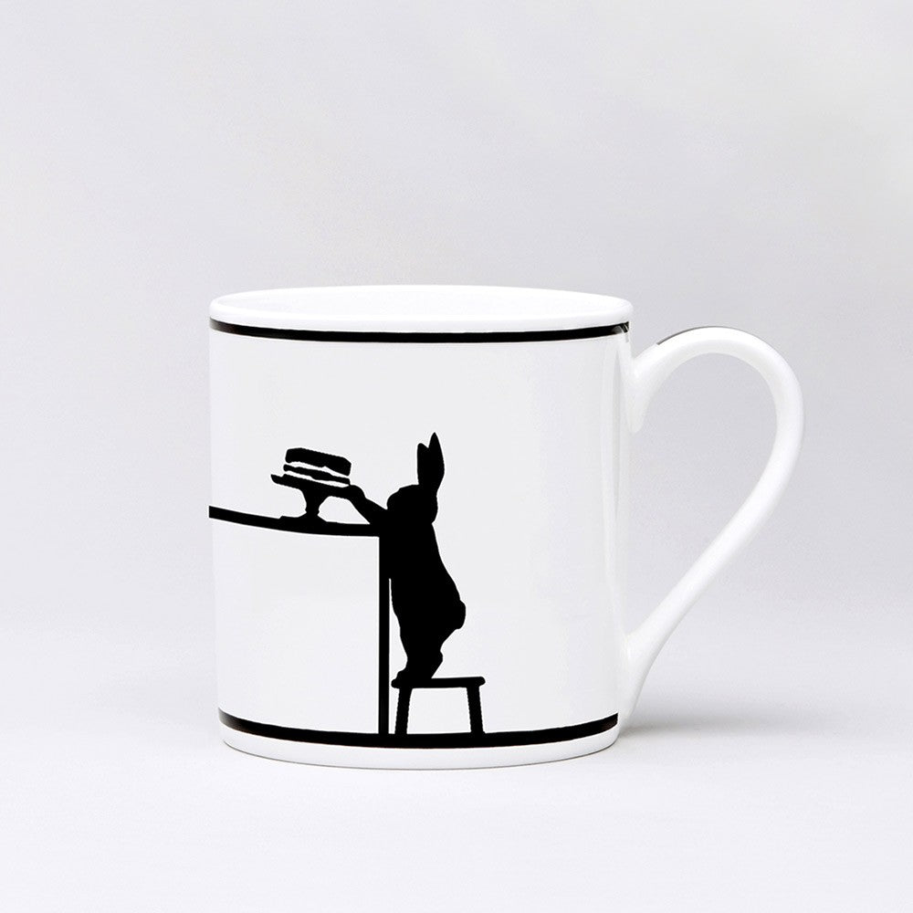 Ham Cake Loving Rabbit Mug 