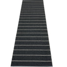 Pappelina Carl Runner - Black & Charcoal 70 x 270 cm