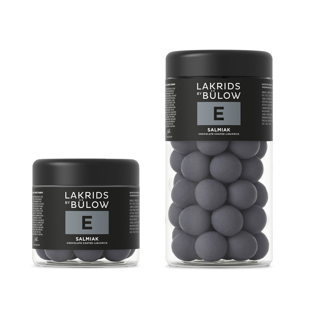 Lakrids By Bülow Salmiak Chocolate Coated Salty Liquorice E – 125g & 295g