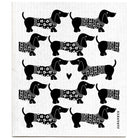 Jangneus Dishcloth - Black Dachshund